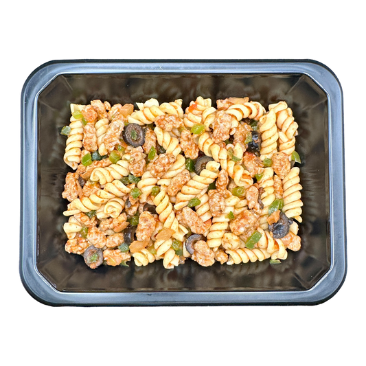 Italian Sausage & Peppers Pasta (Extra Protein)